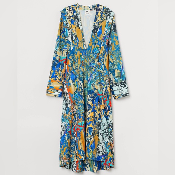 H&M Studio AW 2020 Print Dress size M NWT - Picture 7 of 8